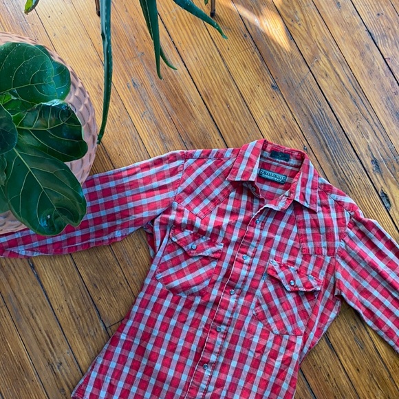 Vintage Levi’s Sutter Creek Plaid Flannel Button Up - Picture 2 of 11